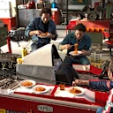 Kempen 'Tastes Like Family' Barilla menceritakan kisah bagaimana masakan Pasticcino membawa mereka di paddock bersama-bahkan mereka yang bersaing di landasan trek